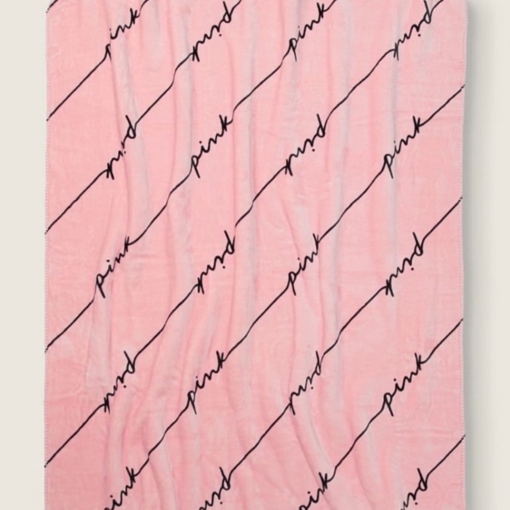 VS Pink Cozy throw blanket